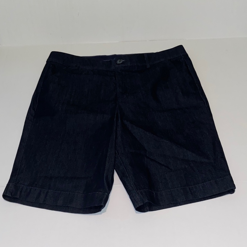 Christopher Banks Classic Fit Women’s Size 16 Dark Blue Bermuda Shorts NWT